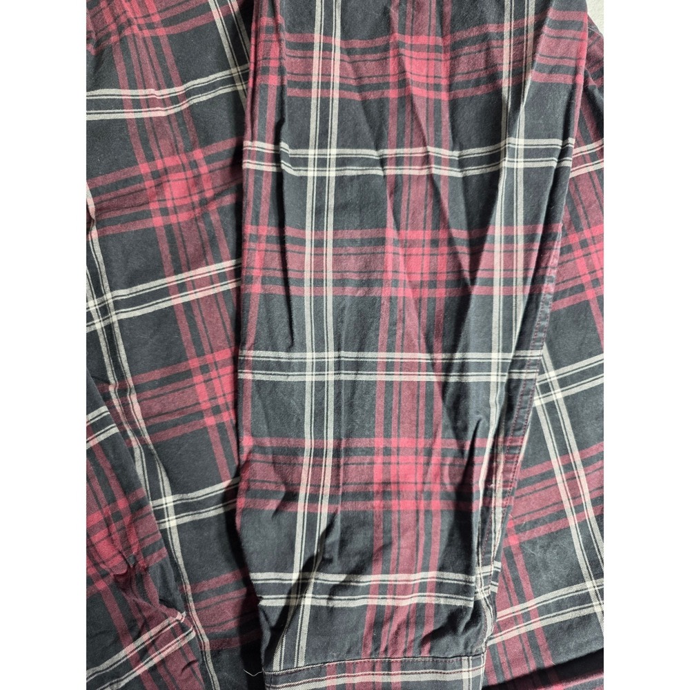 Orvis Mens XL Shirt Classic Collection Plaid Long Sleeve Button Down Red Black - Picture 11 of 14